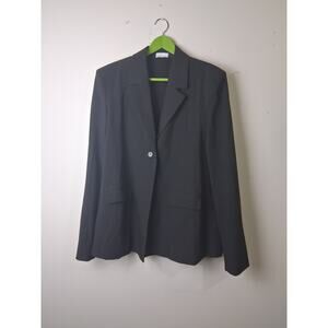Danielle Bernstein Black Blazer XS Women’s Tailored Jacket Office Career Classic